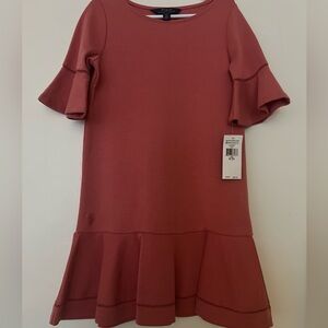 NWT $59.50 Polo Ra Lauren Girls Size:S 7 Dress Coral Color